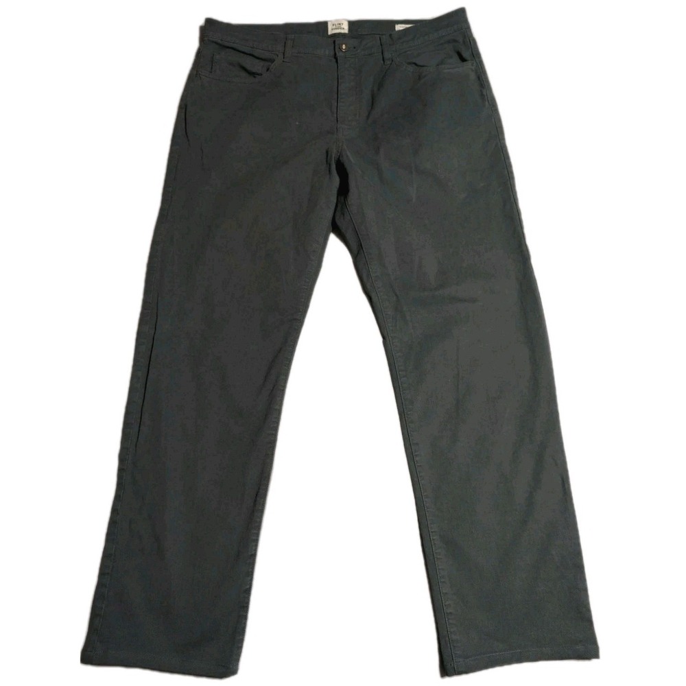 Flint and Tinder 365 Pants Mens 36x32 Tapered Gray 5 Pocket Chino‎ Pockets Adult
